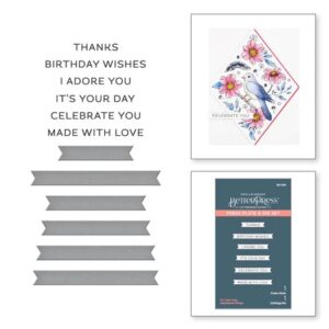 Spellbinders BP It's Your Day Senitment Strips