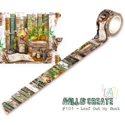 AALL & CREATE WASHI LEAF OUT MY BOOK