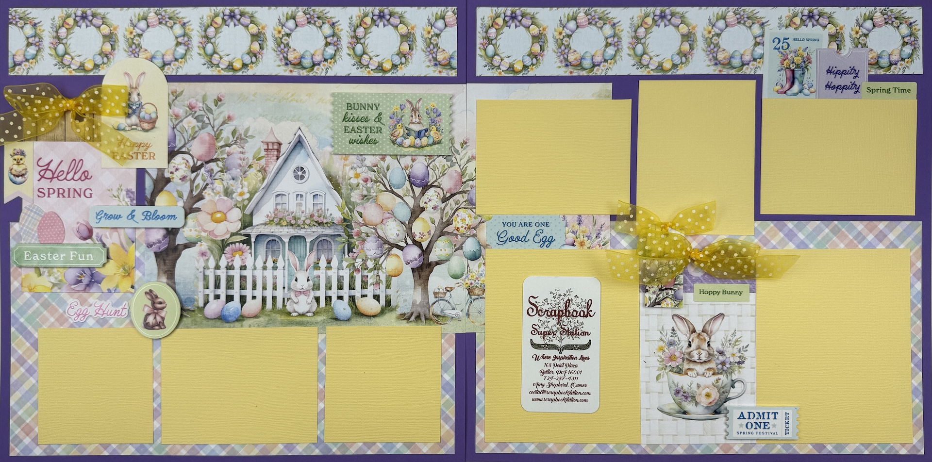 Paper Roses Hop Into Spring