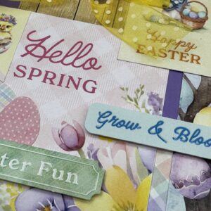 Paper Roses Hop Into Spring