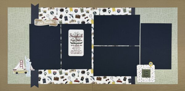 Echo Park It’S Time To Travel Collection Cut Up*