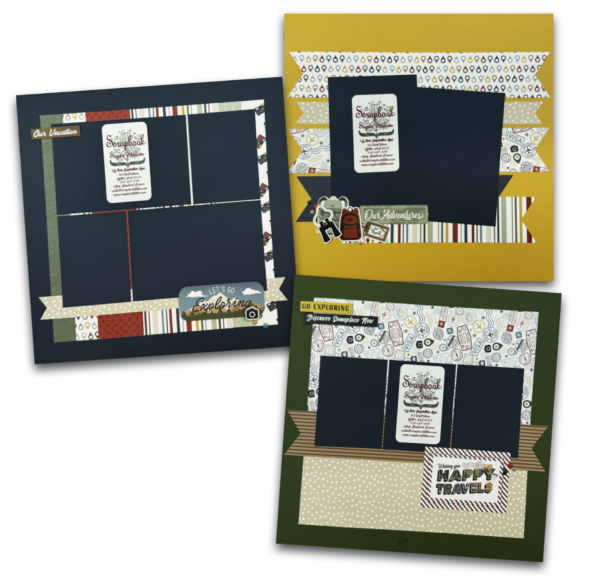 Echo Park It’S Time To Travel Collection Cut Up*