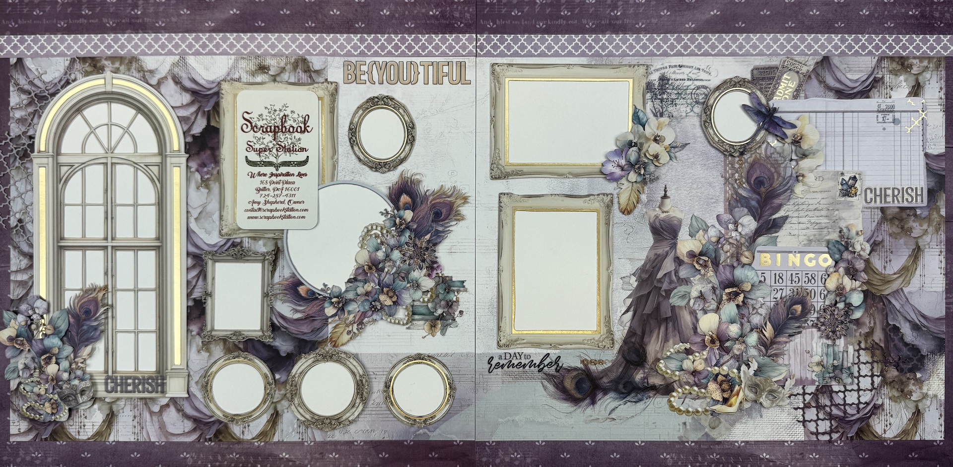 49 & Market Plume & Petal Quad Layout Kit 