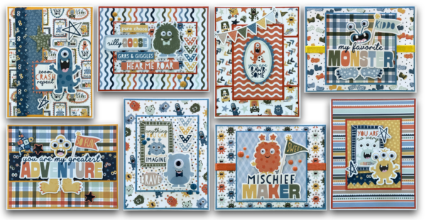 Echo Park My Favorite Monster Card Kit*