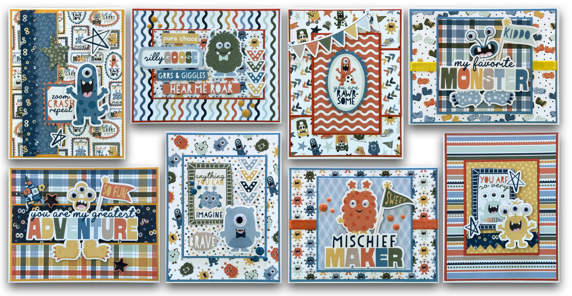 Echo Park My Favorite Monster Card Kit*