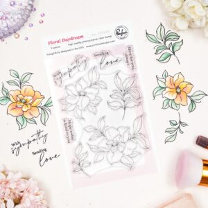 Pinkfresh Stamp Floral Daydream