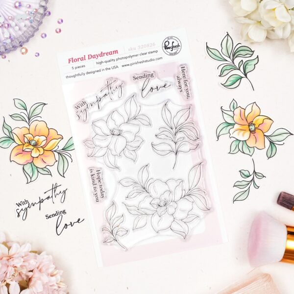 Pinkfresh Stamp Floral Daydream