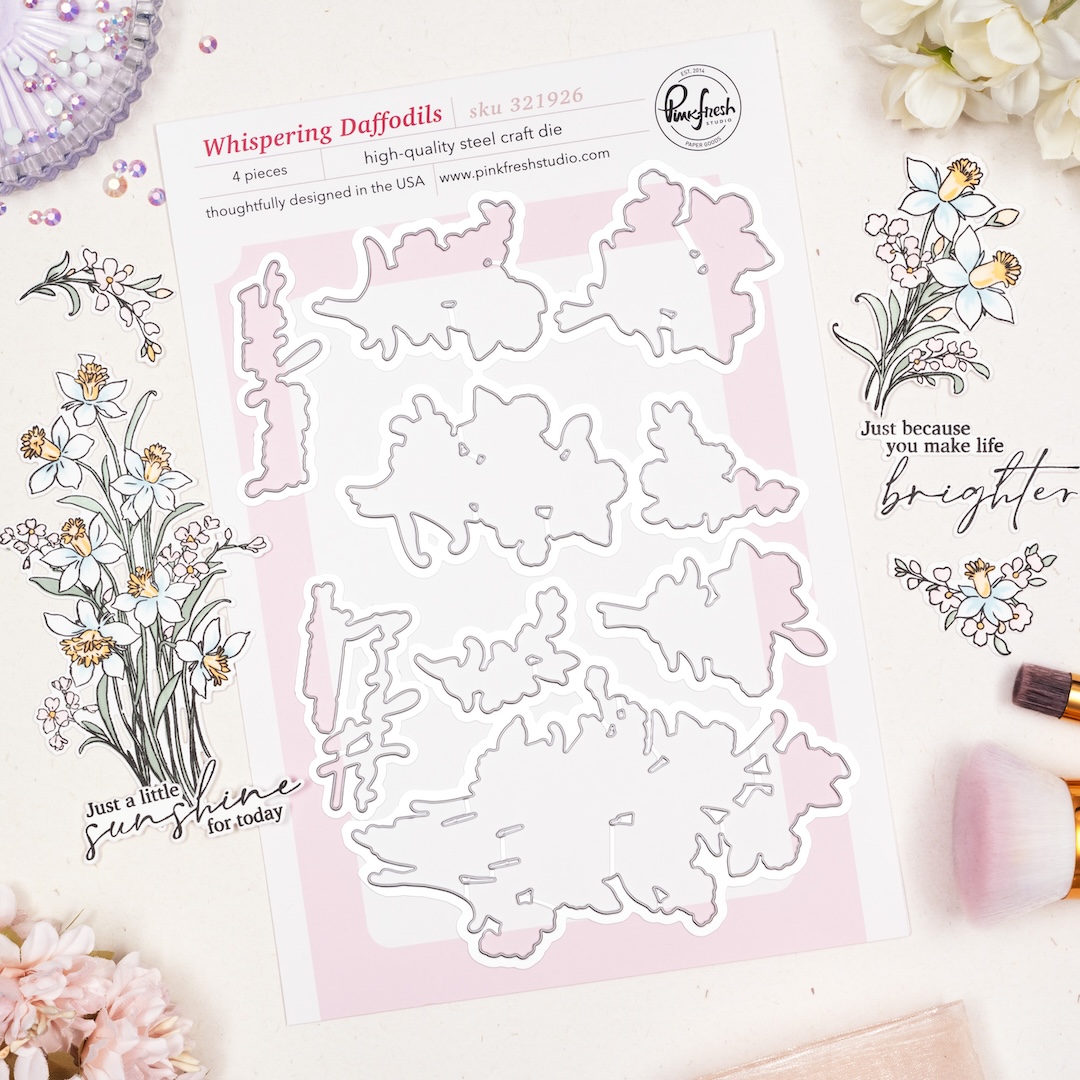 Pinkfresh Die Whispering Daffodils