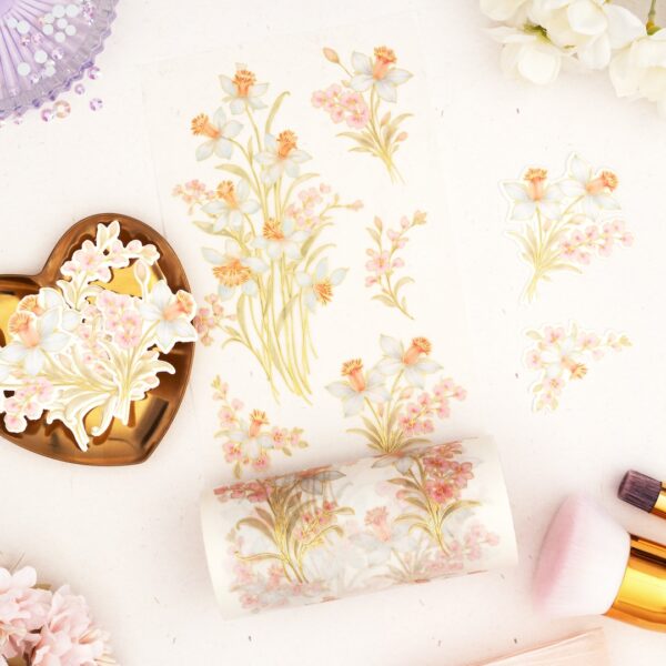 Pinkfresh Washi Whispering Daffodils