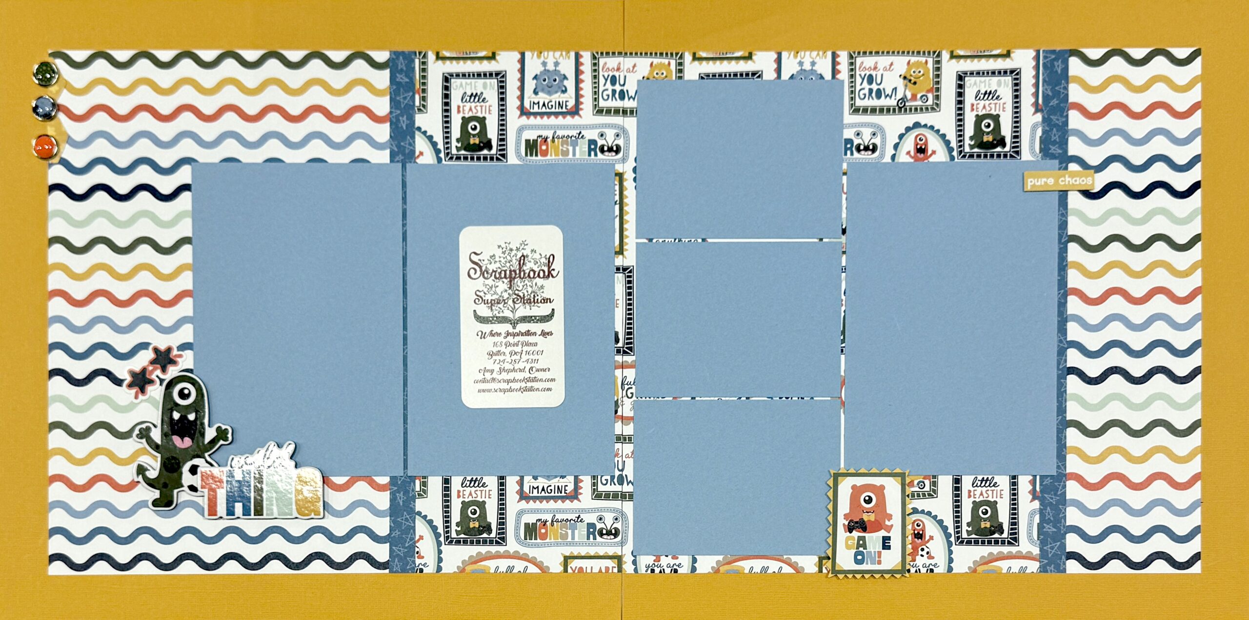 Echo Park My Favorite Monster Collction Cut Up Kit*