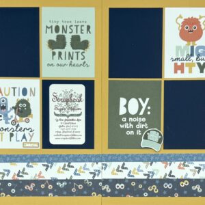 Echo Park My Favorite Monster Collction Cut Up Kit*