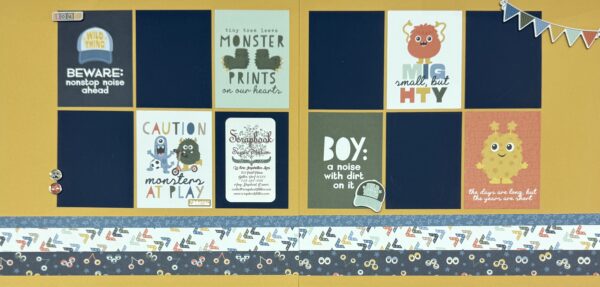 Echo Park My Favorite Monster Collction Cut Up Kit*
