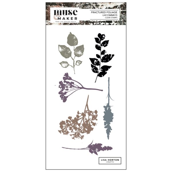 LISA HORTON STAMP FRACTURED FOLIAGE