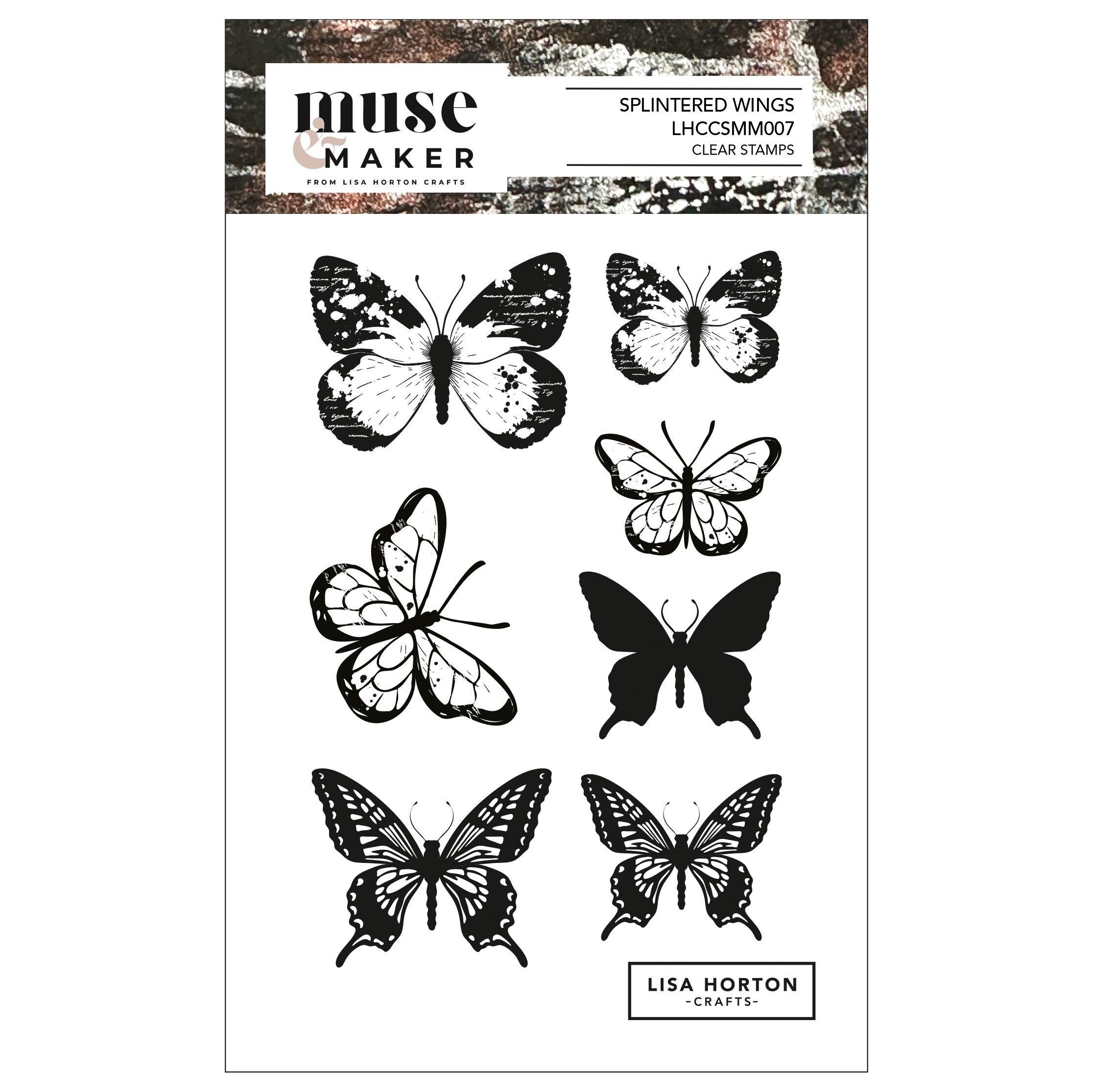 LISA HORTON STAMP SPLINTERED WINGS