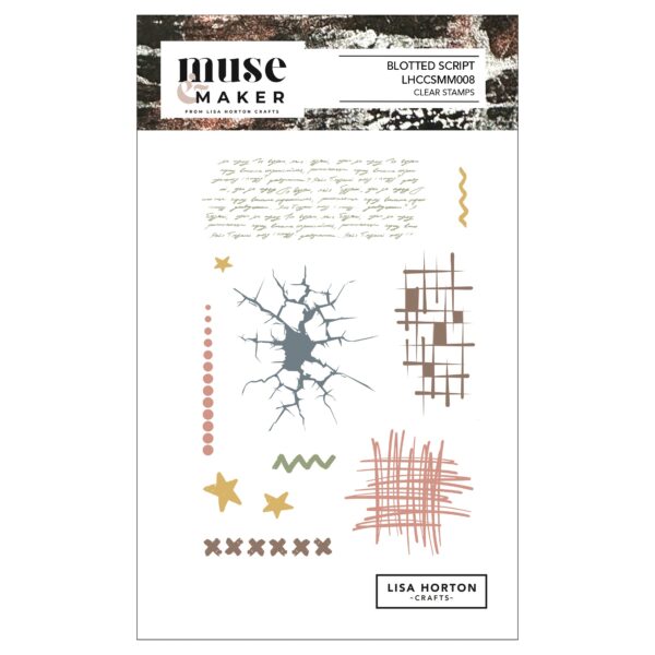 LISA HORTON STAMP BLOTTED SCRIPT