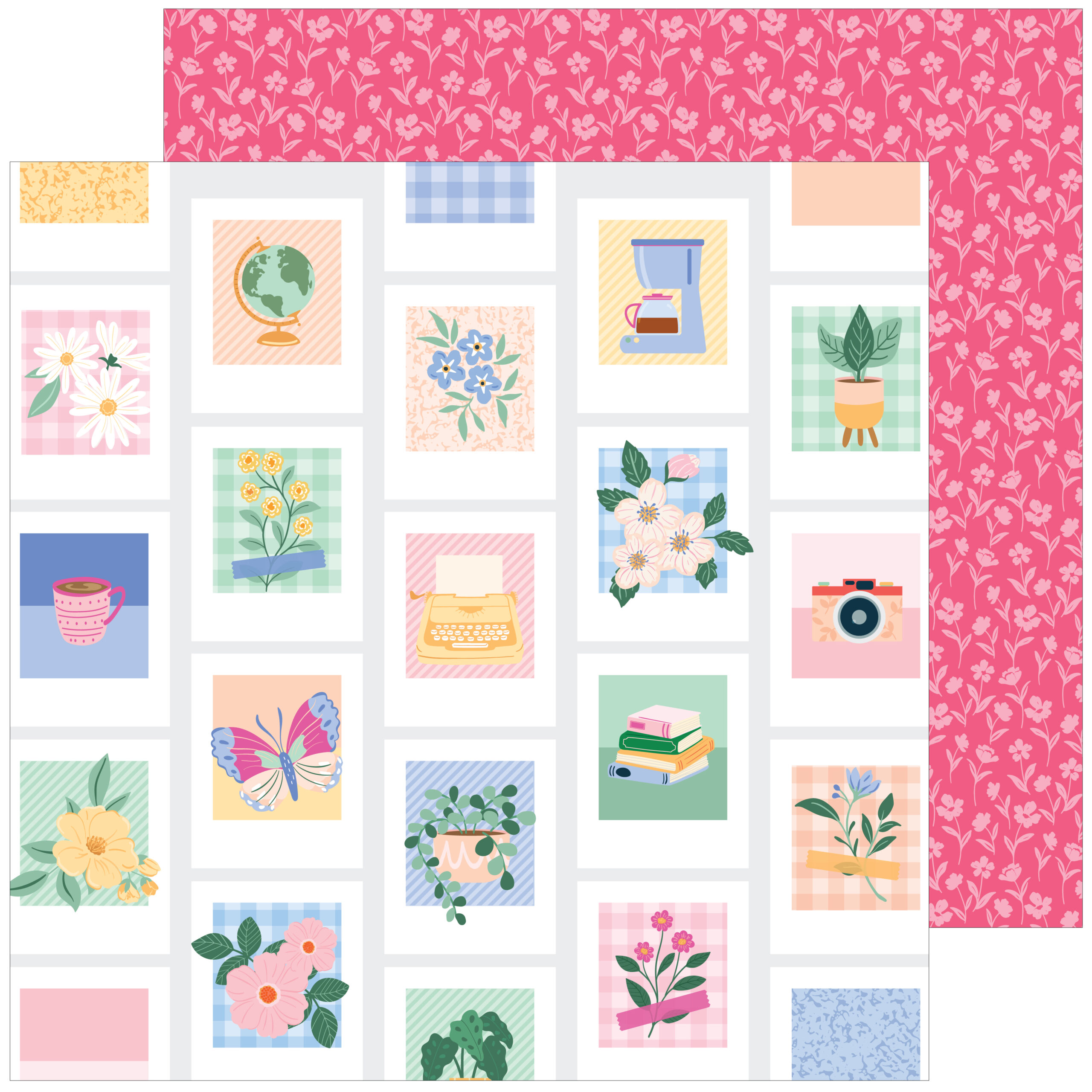 Pinkfresh Fresh Start 12X12 Day By Day