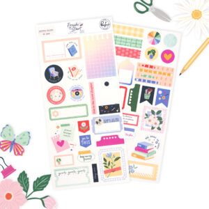 Pinkfresh Fresh Start Cardstock Stickers