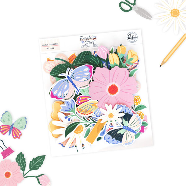 Pinkfresh Fresh Start Floral Ephemera