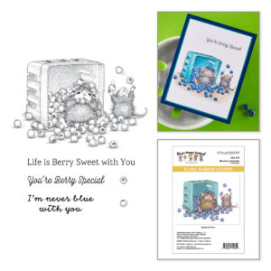 Spellbinders House Mouse Stamp Blueberry Buddies