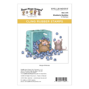 Spellbinders House Mouse Stamp Blueberry Buddies