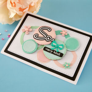 Spellbinders Ripped Edge Circles Etched Dies By Lisa Horton