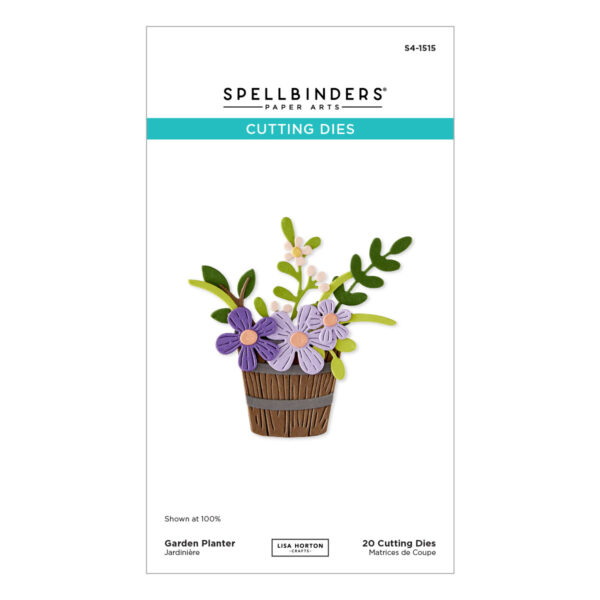 Spellbinders Garden Planter Etched Dies By Lisa Horton