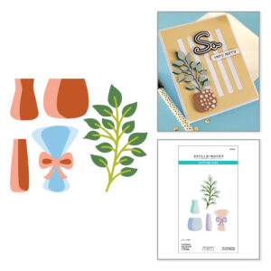 Spellbinders Containers and Foliage Etched Dies By Lisa Horton