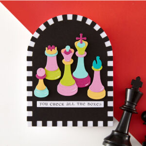 Spellbinders Chess & Checkers Etched Dies