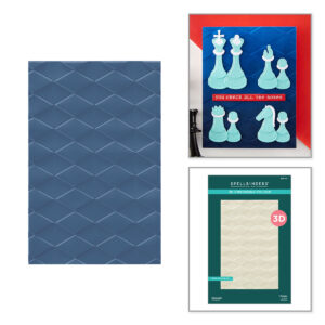 Spellbinders Harlequin 3D Embossing Folder