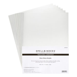Spellbinders Silver Mirror Metallictreasured Cardstock