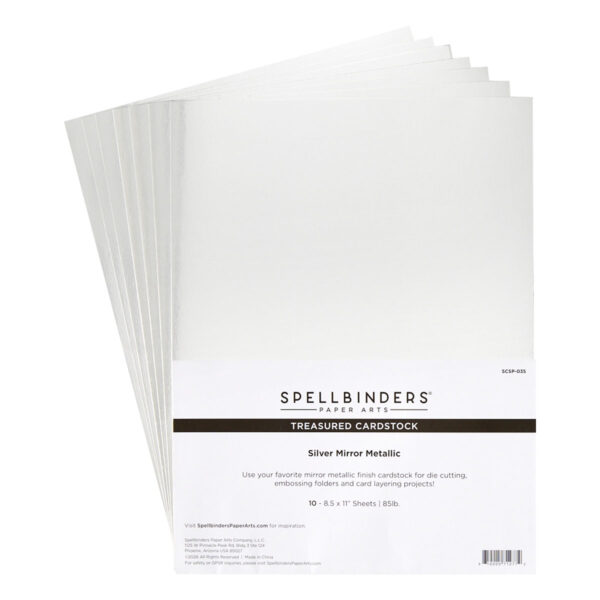 Spellbinders Silver Mirror Metallictreasured Cardstock