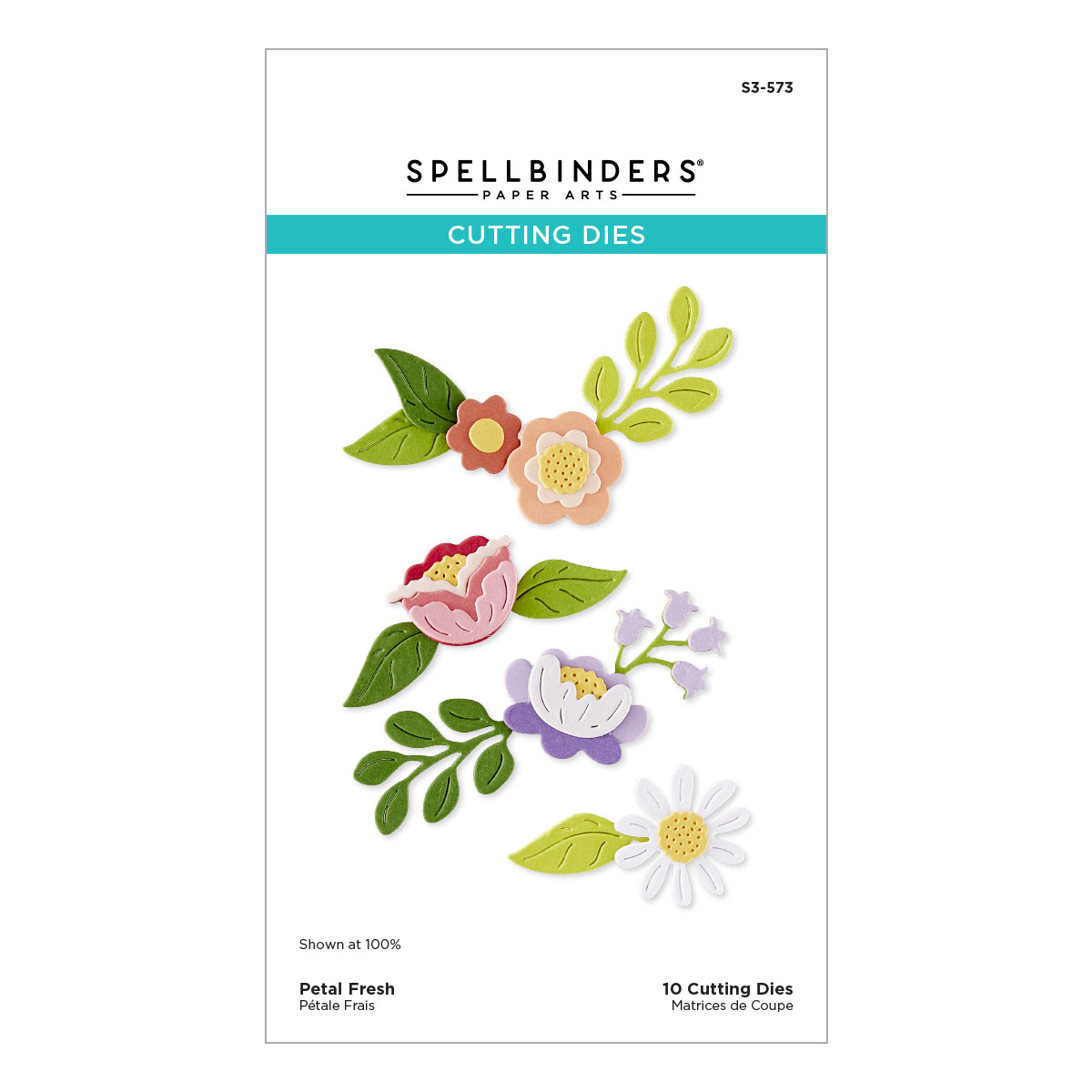 Spellbinders Petal Fresh Etched Dies