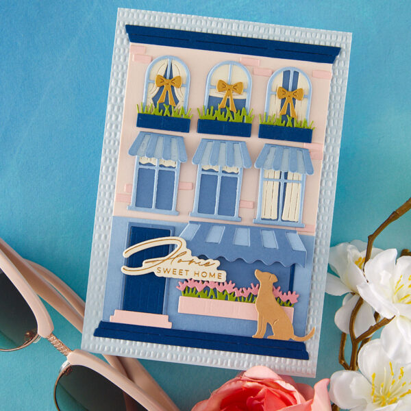 Spellbinders Welcome Home Sentiments Press + Foil Plate & Die Set By Yana Smakula