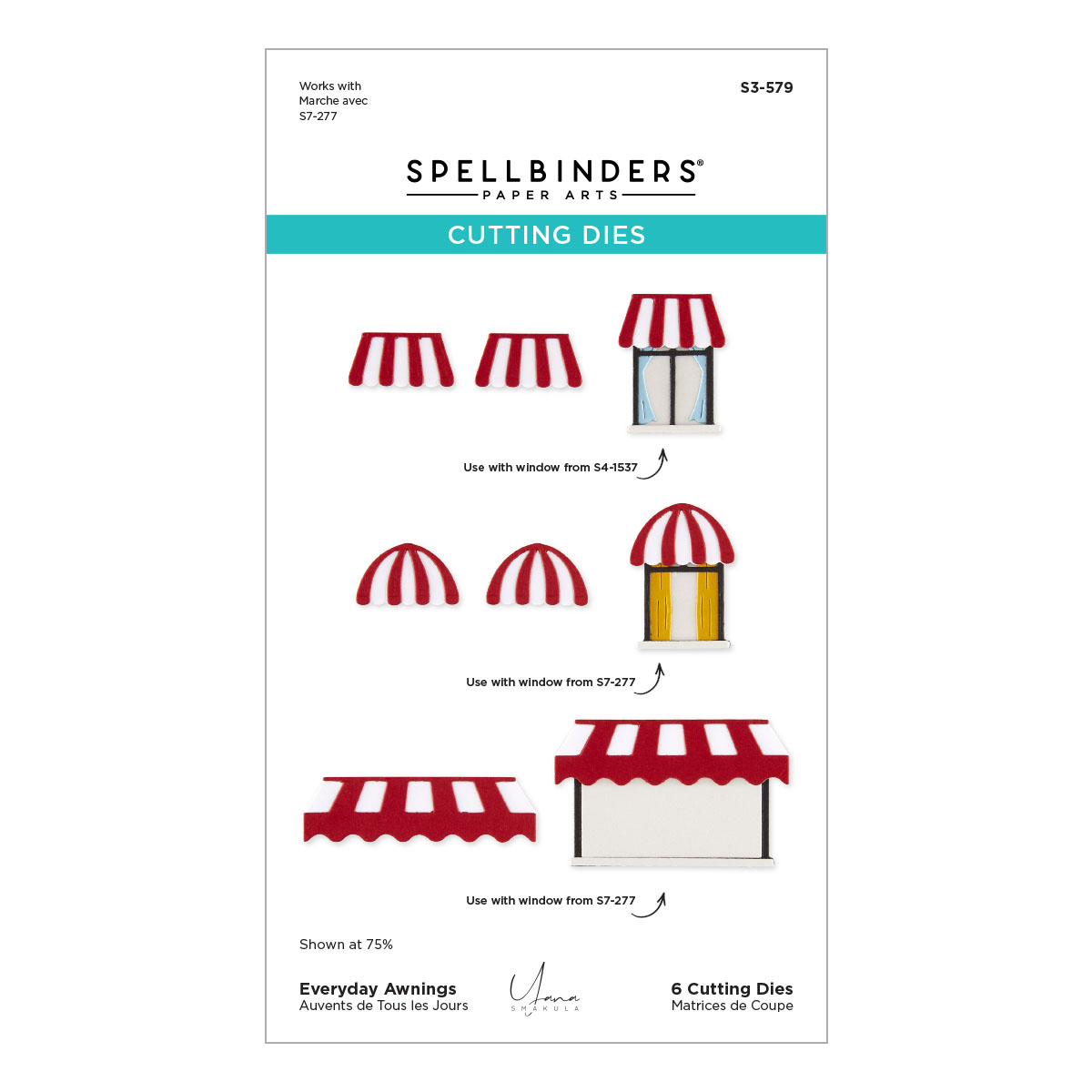 Spellbinders Everyday Awnings Etched Dies By Yana Smakula