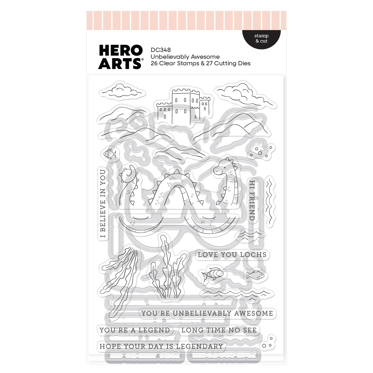 Hero Arts Unbelievably Awesome Stamp & Cut