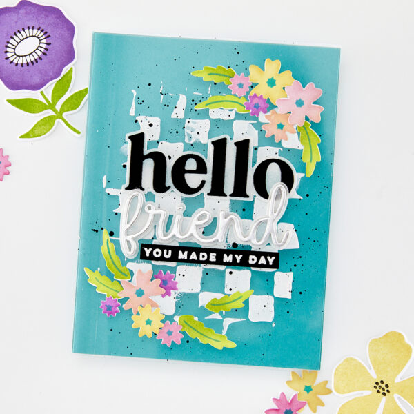 Hero Arts Bitty Floral Layering Stencils