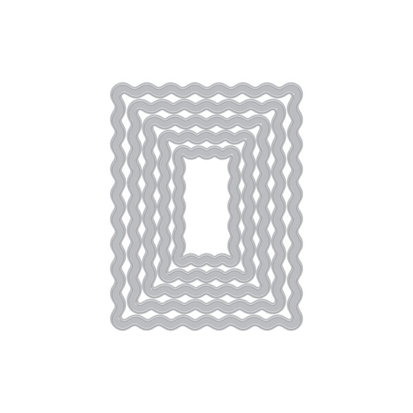 Hero Arts Squiggly Rectangle Frames Die Set