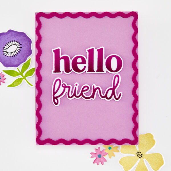 Hero Arts Hello Friend Die Set