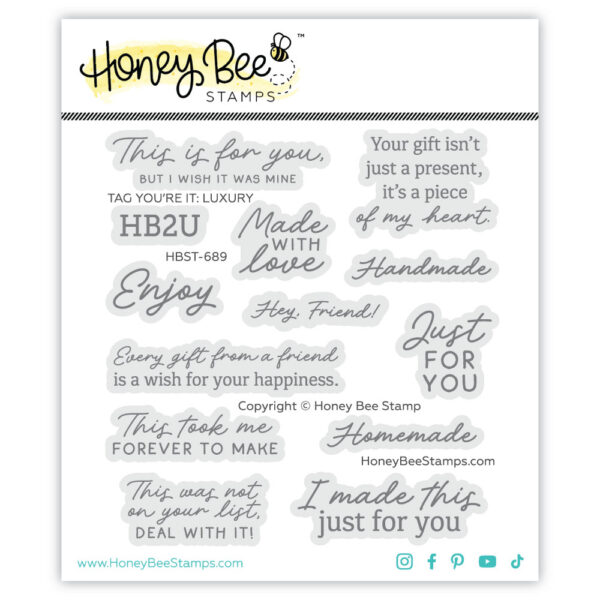 HB Stamp Tag You're It: Luxury