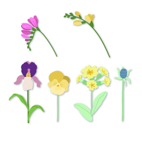 HB Die Lovely Layers: Mini Spring Florals