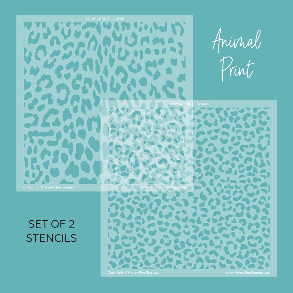 HB Stencil Animal Prints