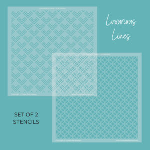 HB Stencil Luxurious Lines