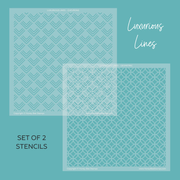 HB Stencil Luxurious Lines
