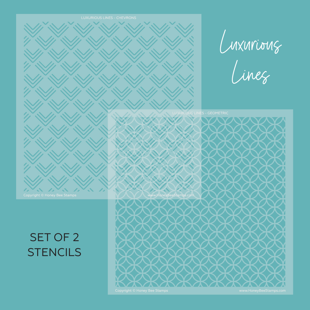 HB Stencil Luxurious Lines