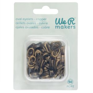 WE R MAKERS OVAL EYELET COPPER