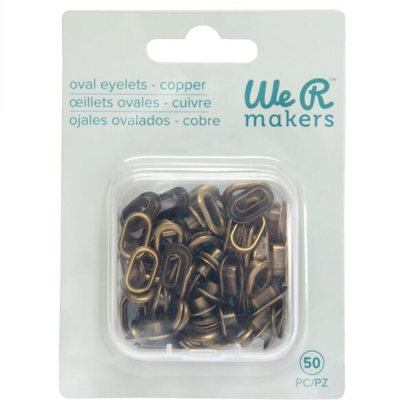 WE R MAKERS OVAL EYELET COPPER