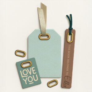 WE R MAKERS OVAL EYELET GOLD