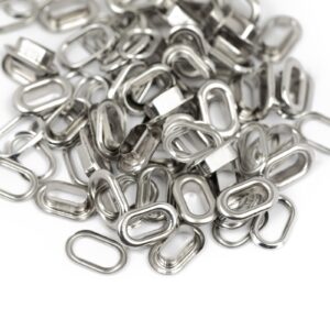 WE R MAKERS OVAL EYELET SILVER