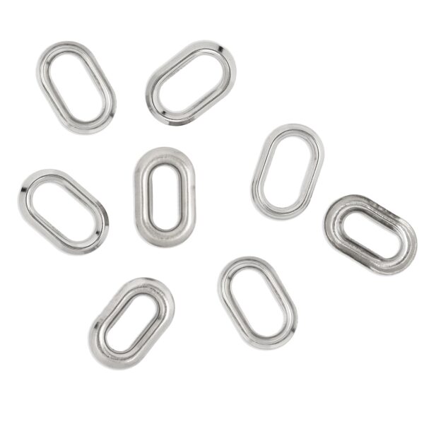 WE R MAKERS OVAL EYELET SILVER