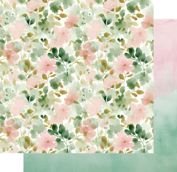 Uniquely Creative Tea & Tranquility 12X12 Steeped in Blooms